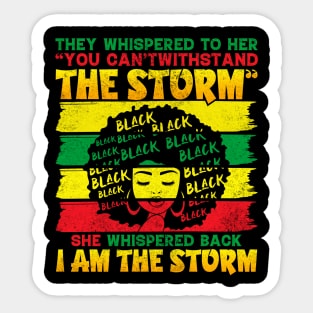 I  am the Storm Sticker